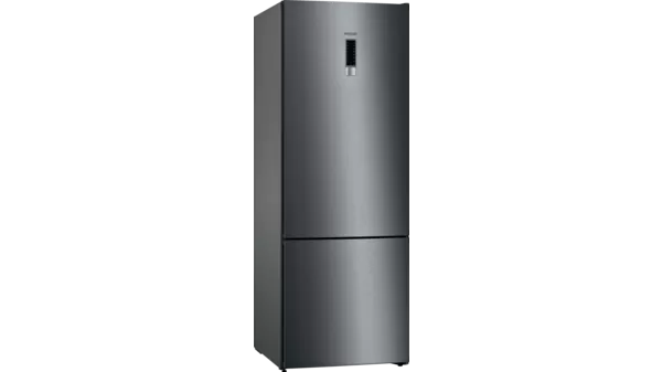 Alttan Donduruculu Buzdolabı 193 x 70 cm Kolay temizlenebilir siyah inoks KG56NVX30N
