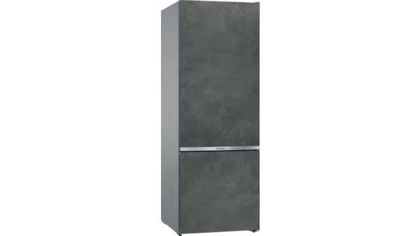 iQ500 Alttan Donduruculu Buzdolabı 193 x 70 cm siyah  KG56NQEF0N