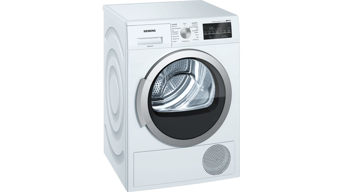 iQ500 Isı Pompalı Kurutma Makinesi  8 kg  WT45W410TR 